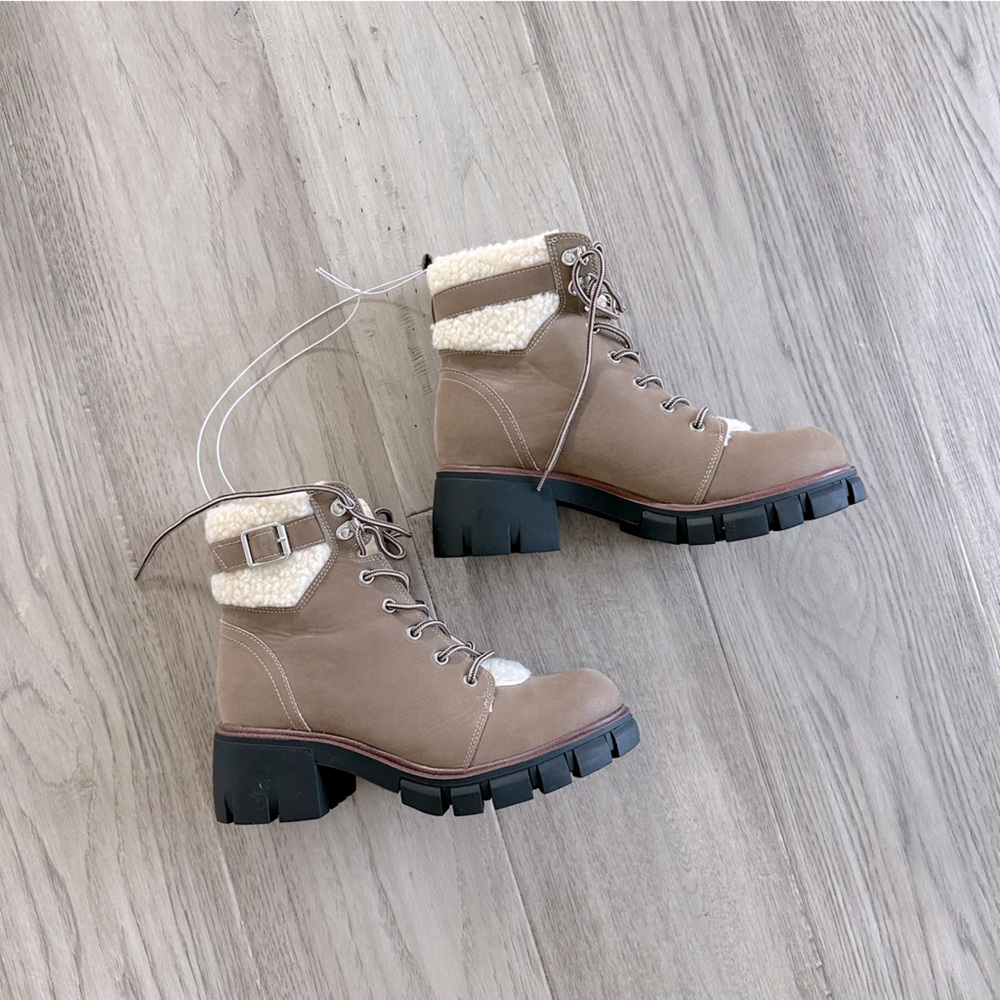 Mia Shoes Women's Lace Up Combat Boots - Coen